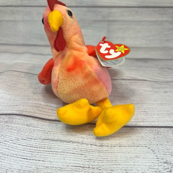 Ty Beanie Baby Strut (1996) 4th Gen Hang Tag, PVC Pellets, KR Tush Tag - Picture 2 of 9